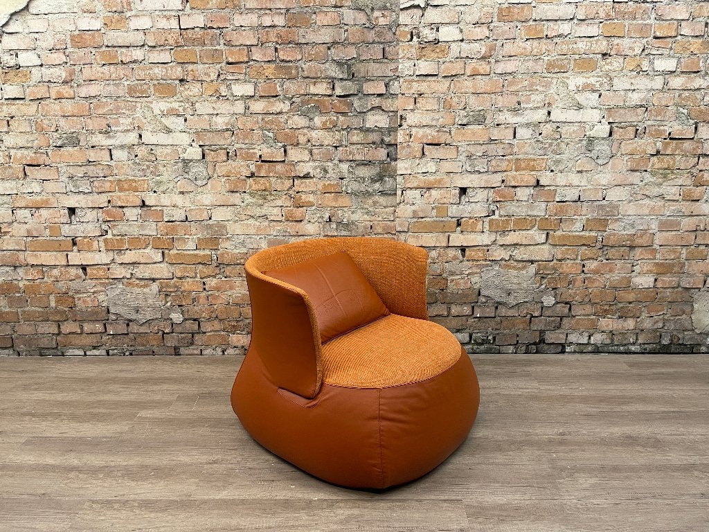 B&B Italia Fat Sofa - oranje tinten | Patricia Urquiola, Huis en Inrichting, Ophalen, 100 tot 125 cm, Design, Zo goed als nieuw