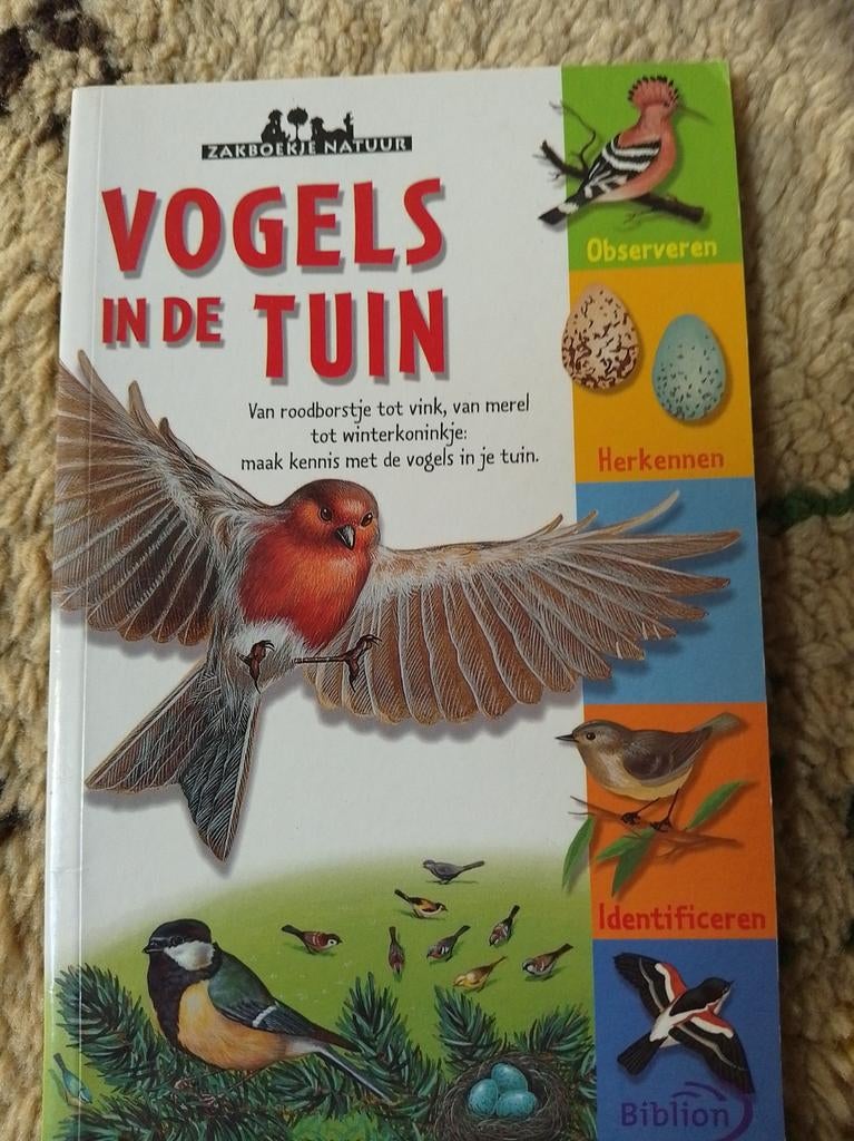 Zakboekje Natuur: Vogels in de Tuin, Boeken, Ophalen of Verzenden