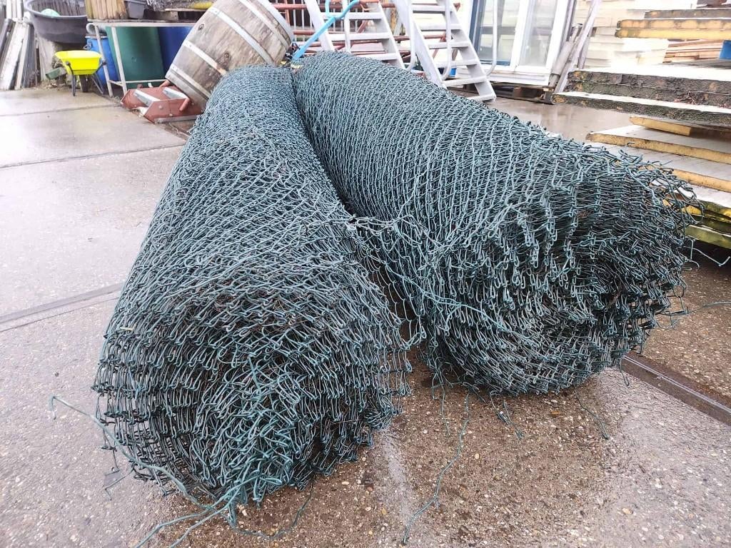 2601 - Harmonicagaas, met groene coating, Ophalen, Gebruikt, 10 tot 20 meter, Gaas