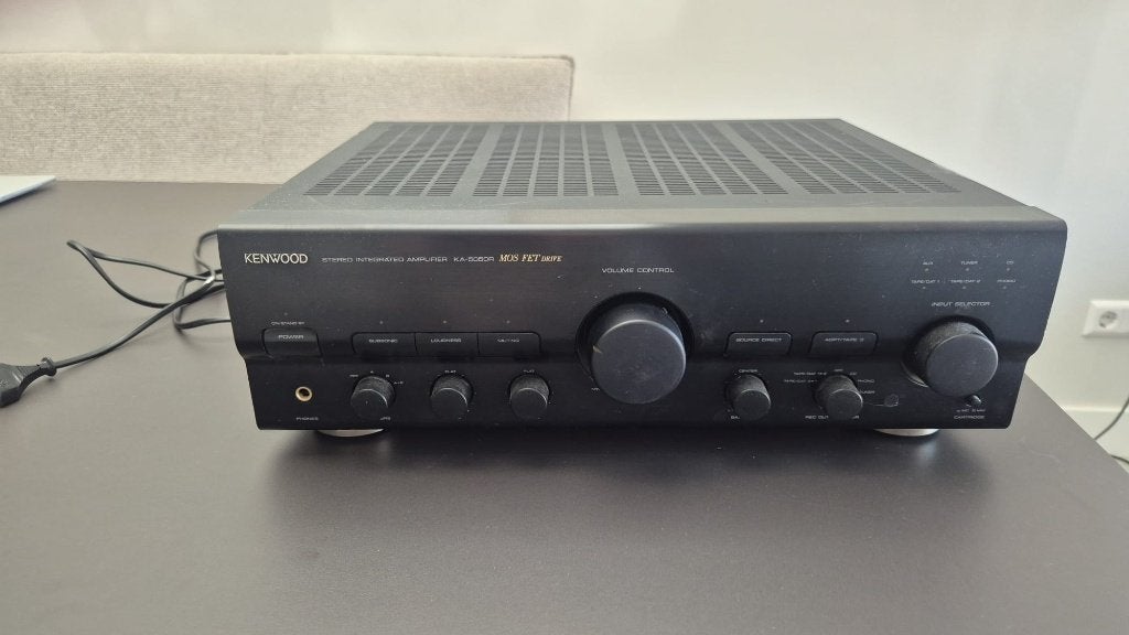 Kenwood RA 5050 MOSFET versterker, Gebruikt, 60 tot 120 watt, Stereo, Ophalen