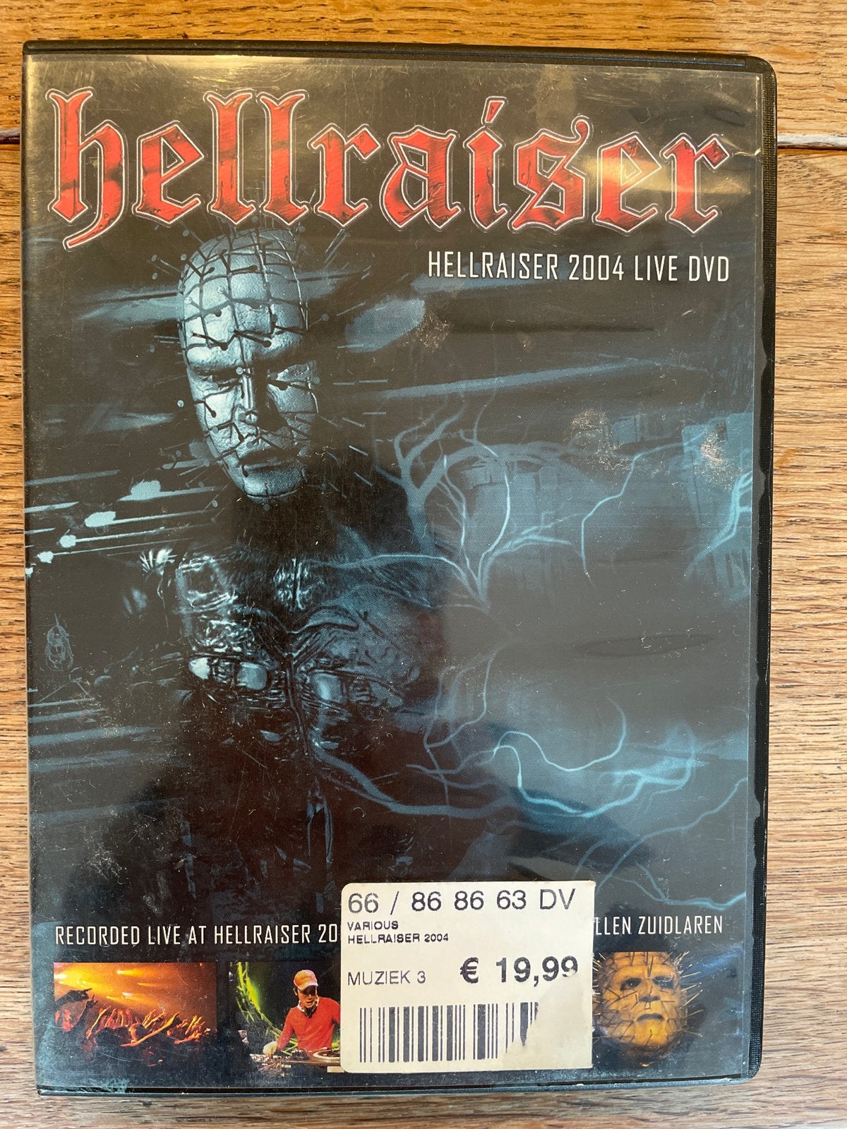 Hellraiser 2004 Live DVD - Hardcore Event, Vanaf 16 jaar, Ophalen of Verzenden, Concert, Inclusief doosje