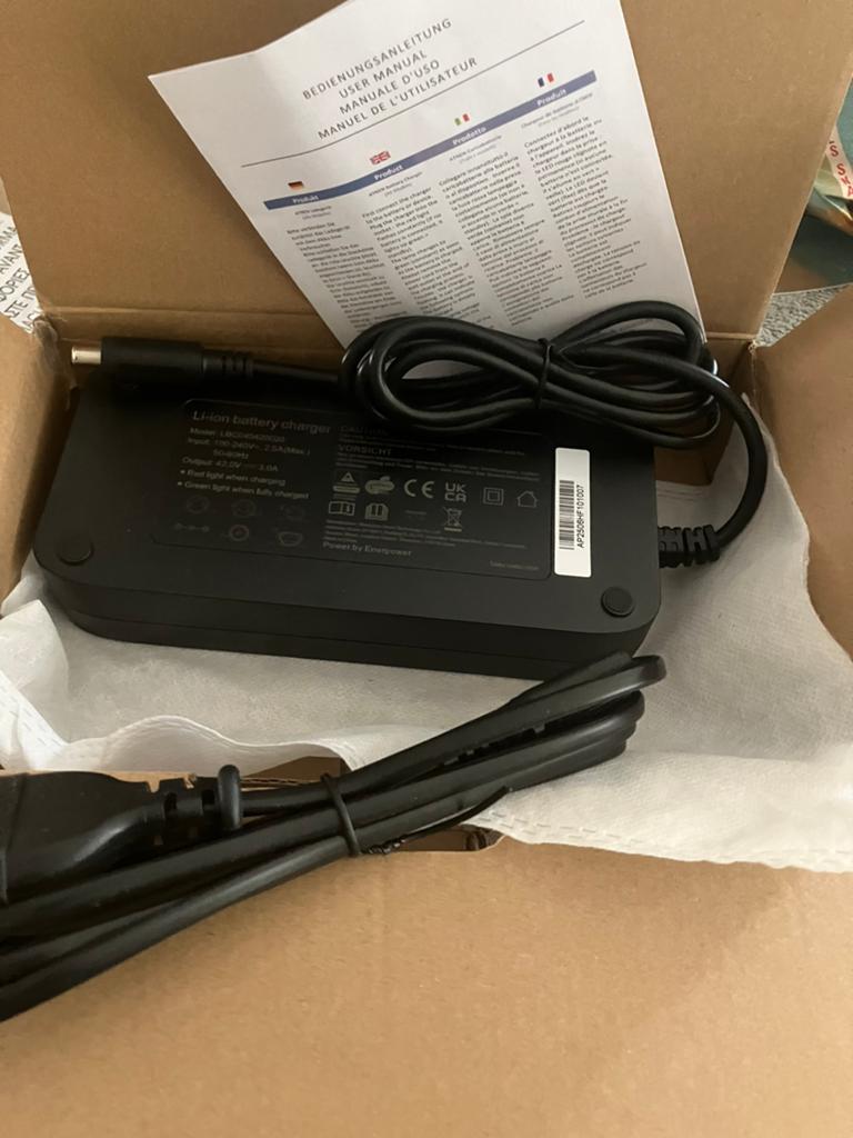 Enerpower batterij snellader lader li-ion charger VanMoof, Fietsen en Brommers, Fietsaccessoires | Fietsaccu's, Ophalen of Verzenden