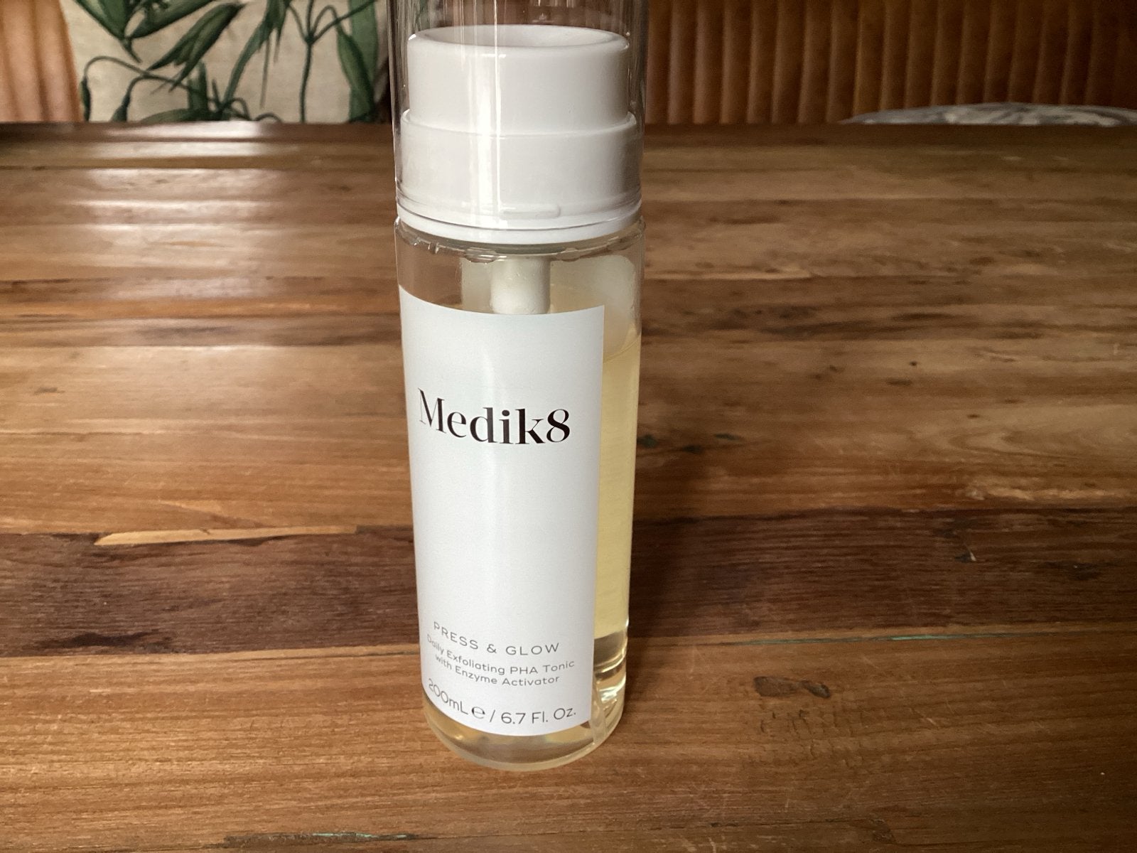 Medik8 Press & Glow Daily Exfoliating PHA Tonic 200 ml, Ophalen of Verzenden, Gebruikt, Gehele gezicht, Verzorging