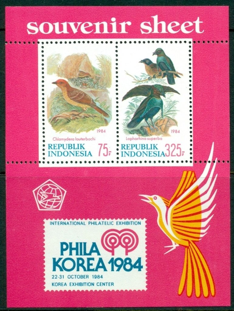 Indonesie 1987 - ZBL 1219. Bl. 66. - PHILAKOREA., Ophalen of Verzenden, Postfris, Zuidoost-Azië