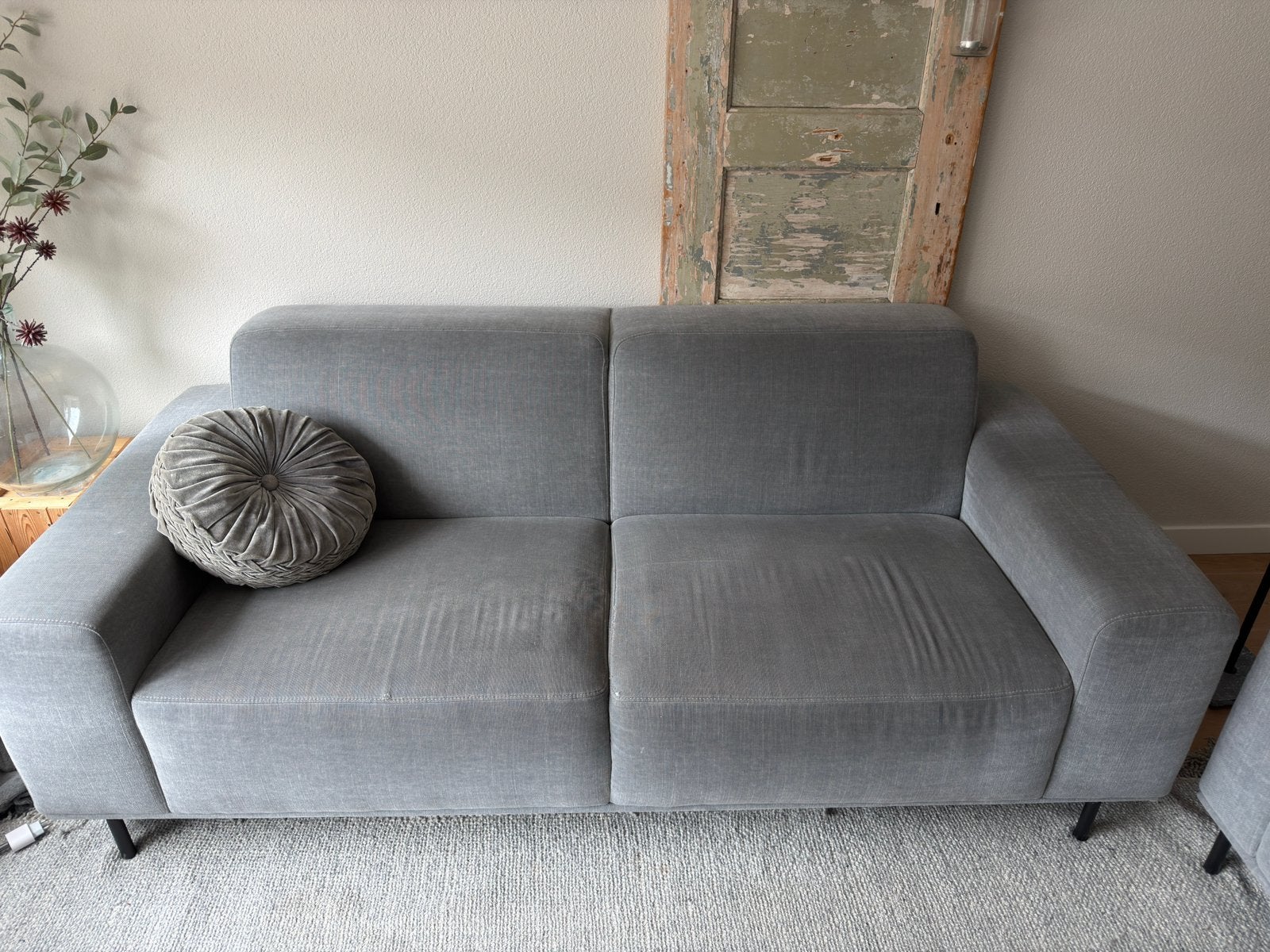 Modern bankstel, Huis en Inrichting, Ophalen, Gebruikt, Minder dan 75 cm, Driepersoons