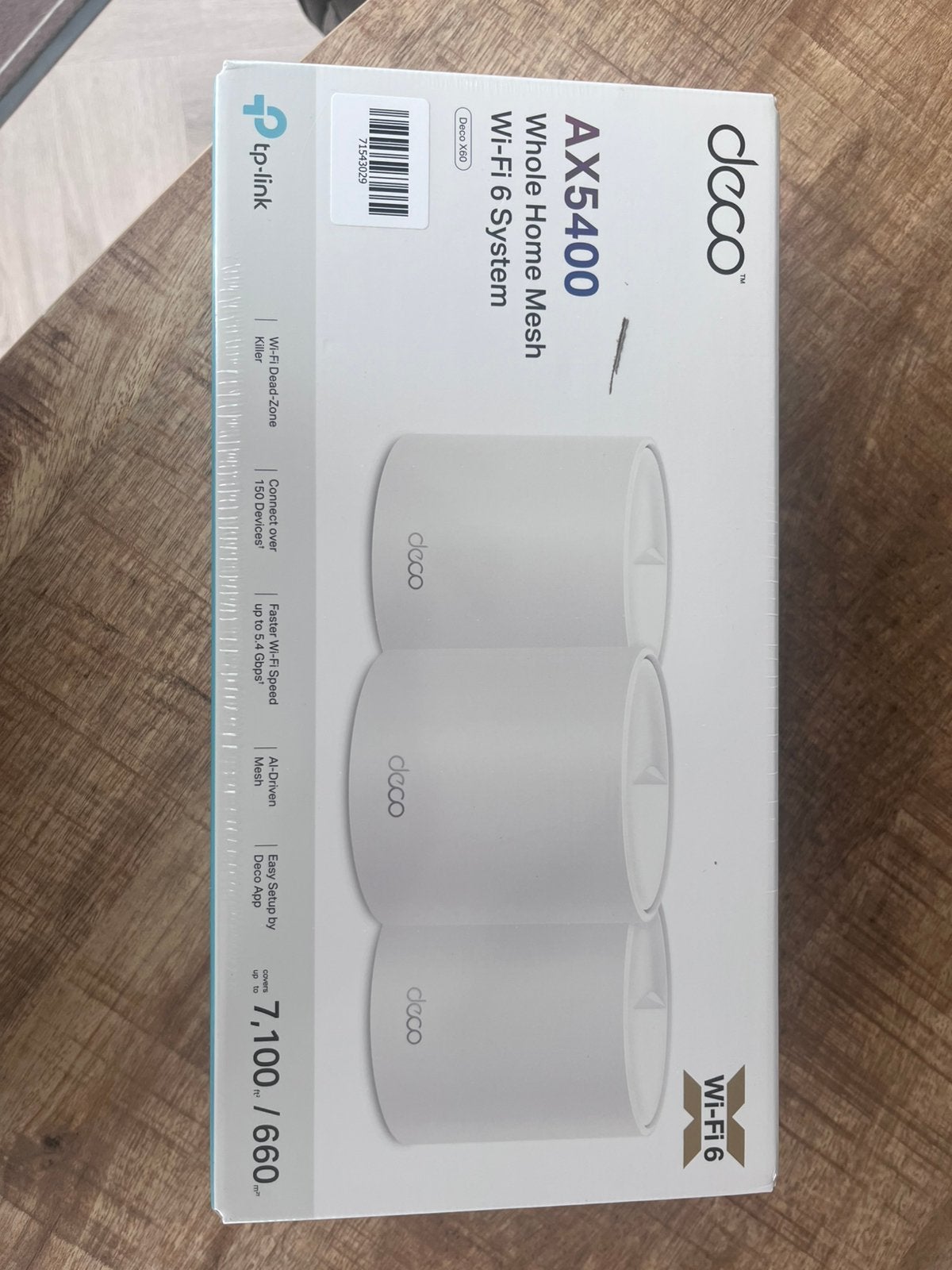 TP-Link Deco X60 3-pack, Verzenden, Nieuw, TP-Link