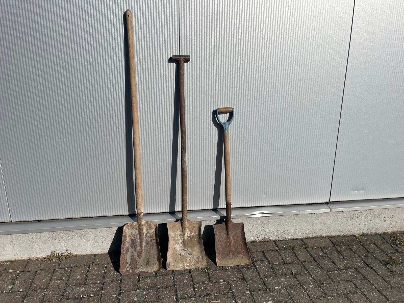 Set van 3 gebruikte schoppen te koop, Tuin en Terras, Ophalen, Gebruikt, Schop
