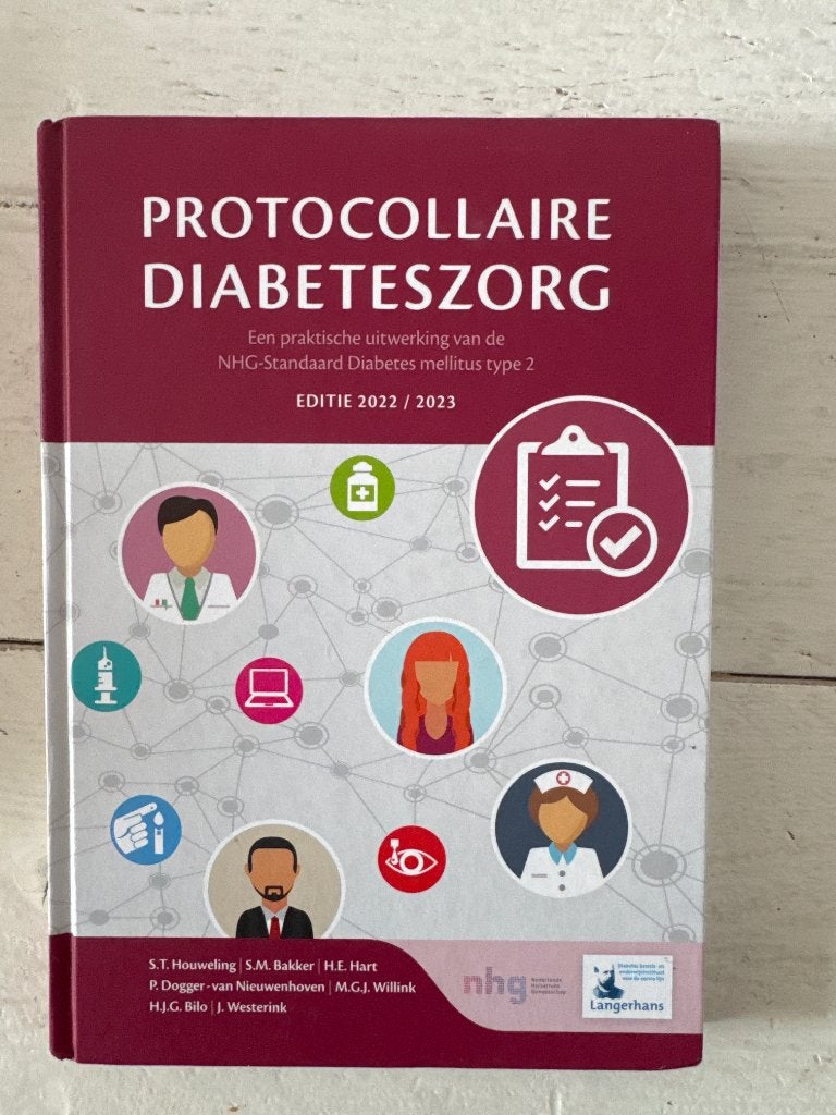 Protocollaire diabeteszorg, Boeken, Diverse auteurs, Zo goed als nieuw, Beta, HBO
