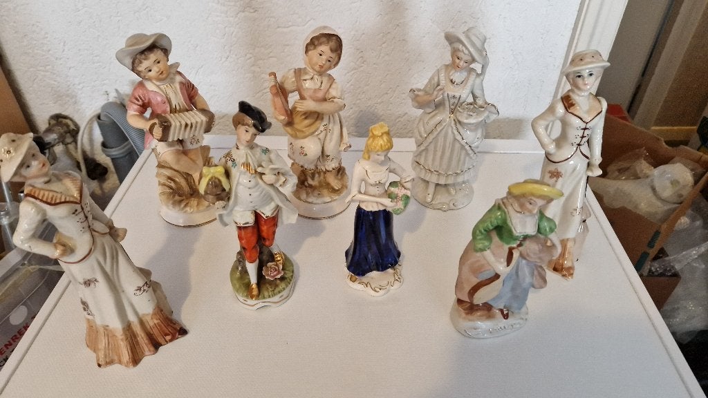 oude porceleinen beeldjes, Ophalen of Verzenden, Zo goed als nieuw, Mens