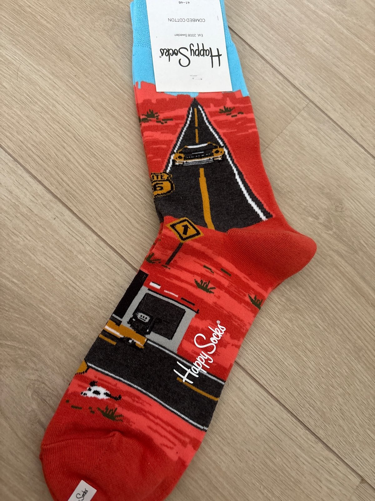 Happy Socks - Route 66 Thema Sokken (Nieuw), Verzenden, Nieuw, Maat 43 t/m 46, Overige kleuren