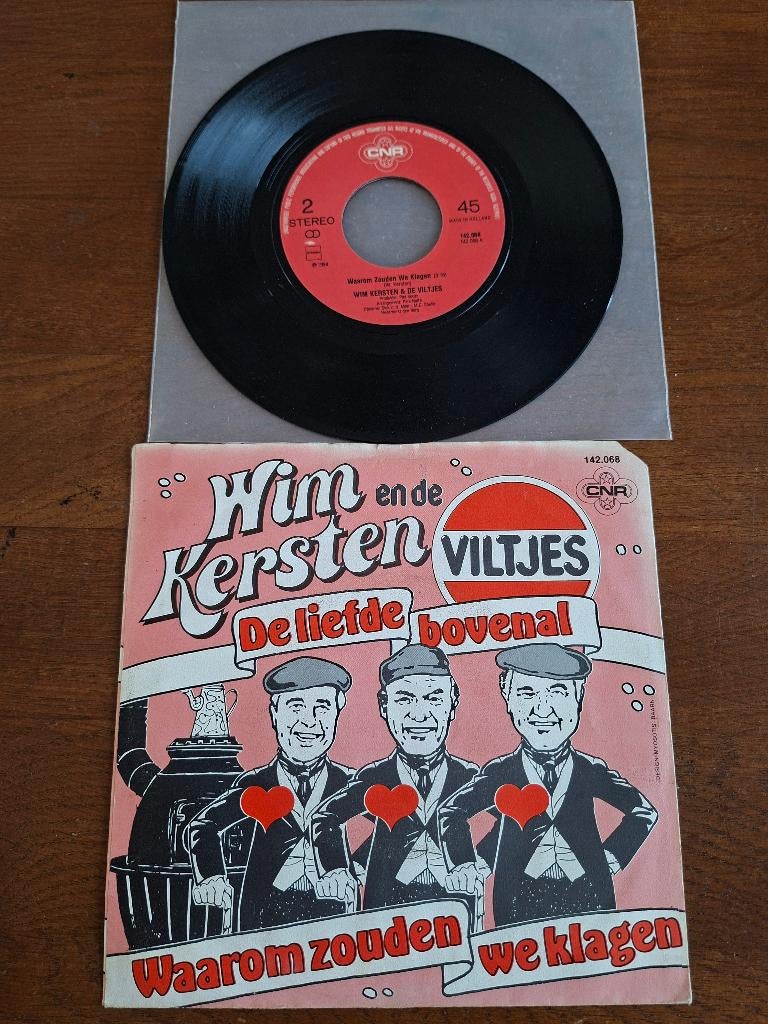 Wim Kersten en de viltjes ,de liefde bovenal, 7 inch, Ophalen of Verzenden, Zo goed als nieuw, Nederlandstalig