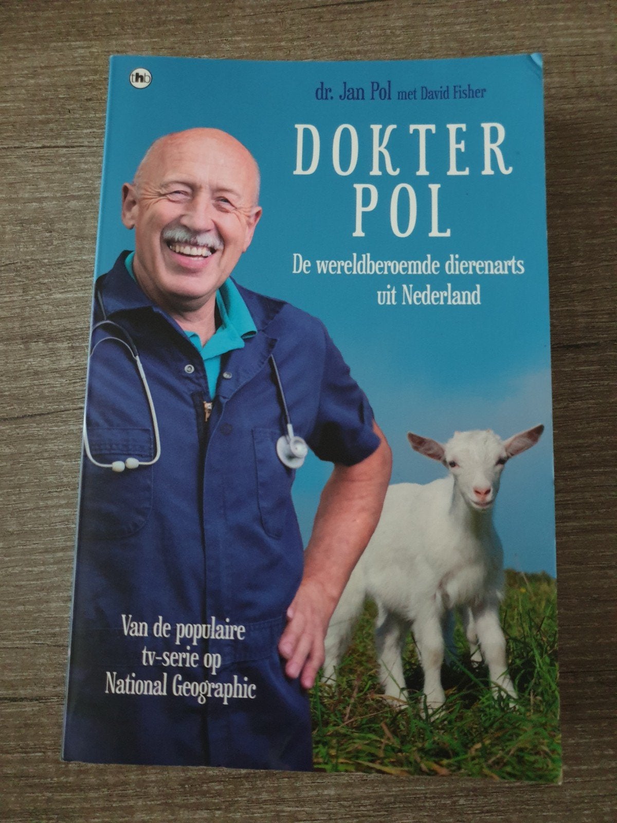 Dokter Pol: De wereldberoemde dierenarts uit Nederland, Ophalen of Verzenden, Gelezen, Dr. Jan Pol met David Fisher