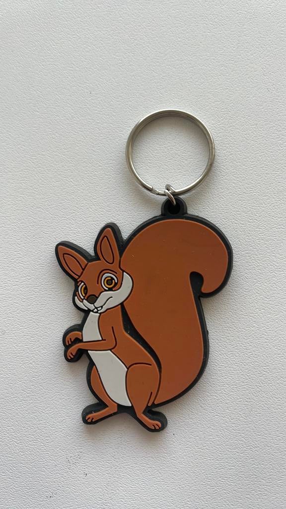 Efteling Sleutelhanger Fabula Eekhoorn, Ophalen of Verzenden, Nieuw, Knuffel of Figuurtje