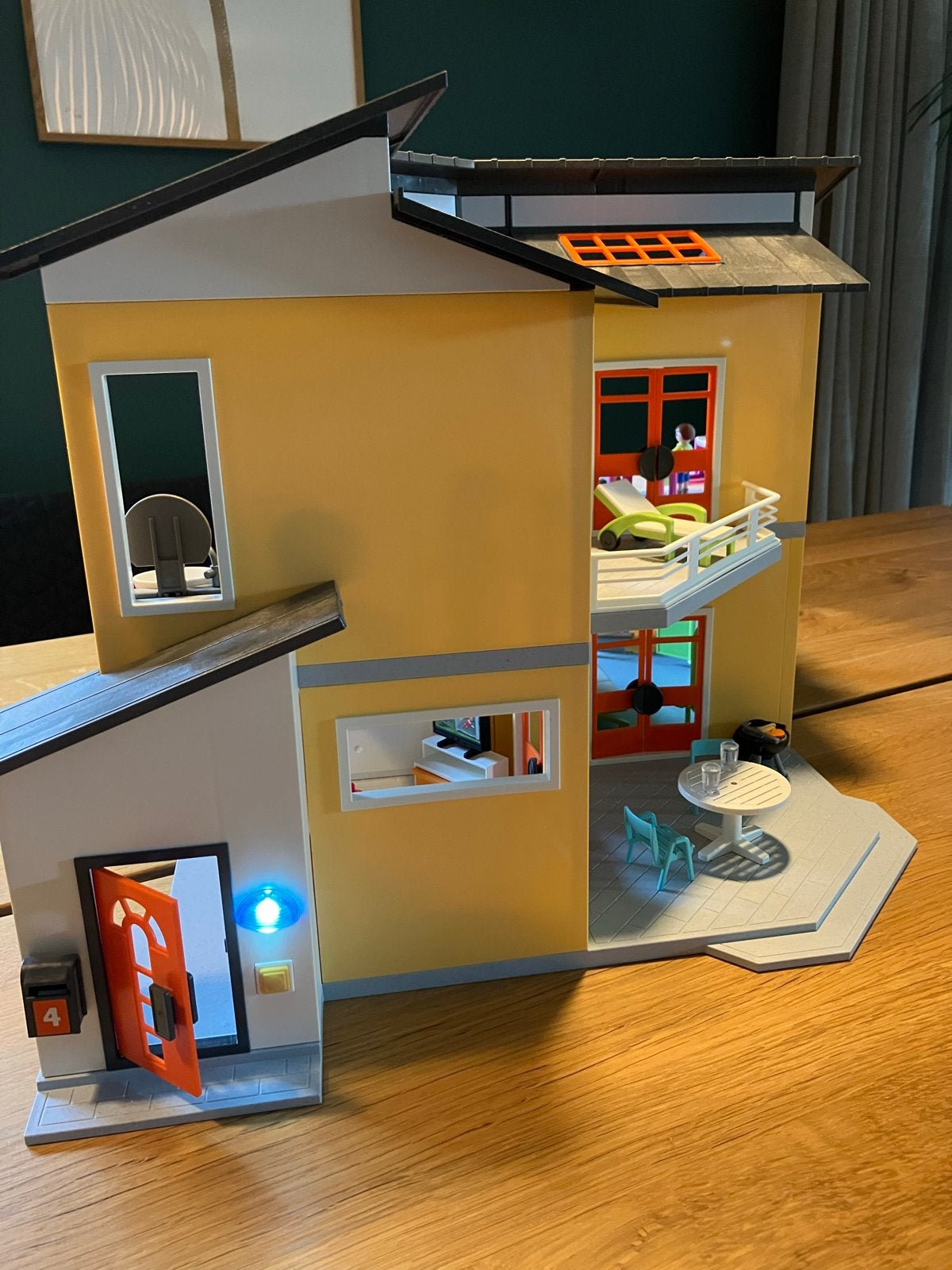 Playmobil Modern Woonhuis met Inrichting, Kinderen en Baby's, Speelgoed | Playmobil, Ophalen, Zo goed als nieuw