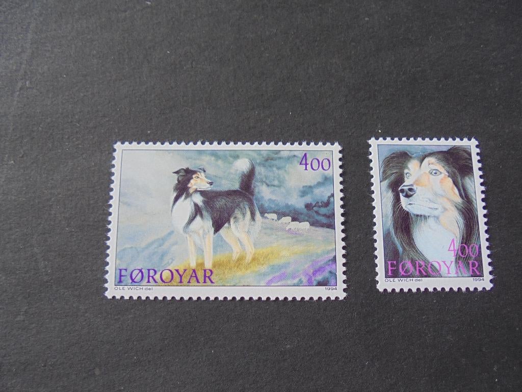 Faroer Mi:262/263 postfris, Verzenden, Denemarken, Postfris