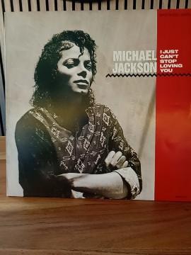 Michael Jackson - I Just Can't Stop Loving You Maxi-Single, Cd's en Dvd's, Vinyl Singles, Gebruikt, Maxi-single, 1980 - 1989, Ophalen of Verzenden