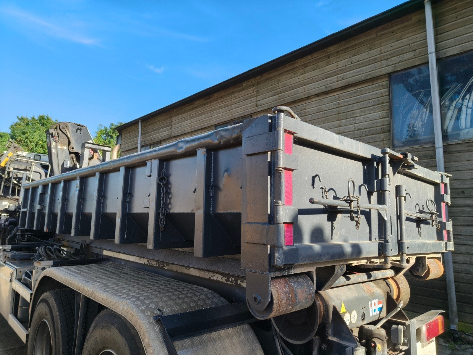 Hele nette haakarm bak 5m & bakker schalen grijper R-box 1m, Ophalen, Haakarm bakker  r-box