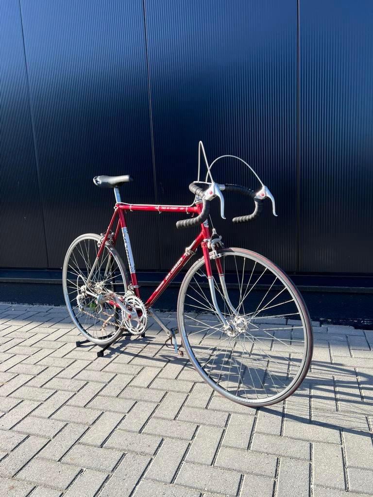 Super Vintage Jan Janssen rood Shimano 600 gerestaureerd!, Overige merken, Staal, Ophalen of Verzenden, Zo goed als nieuw