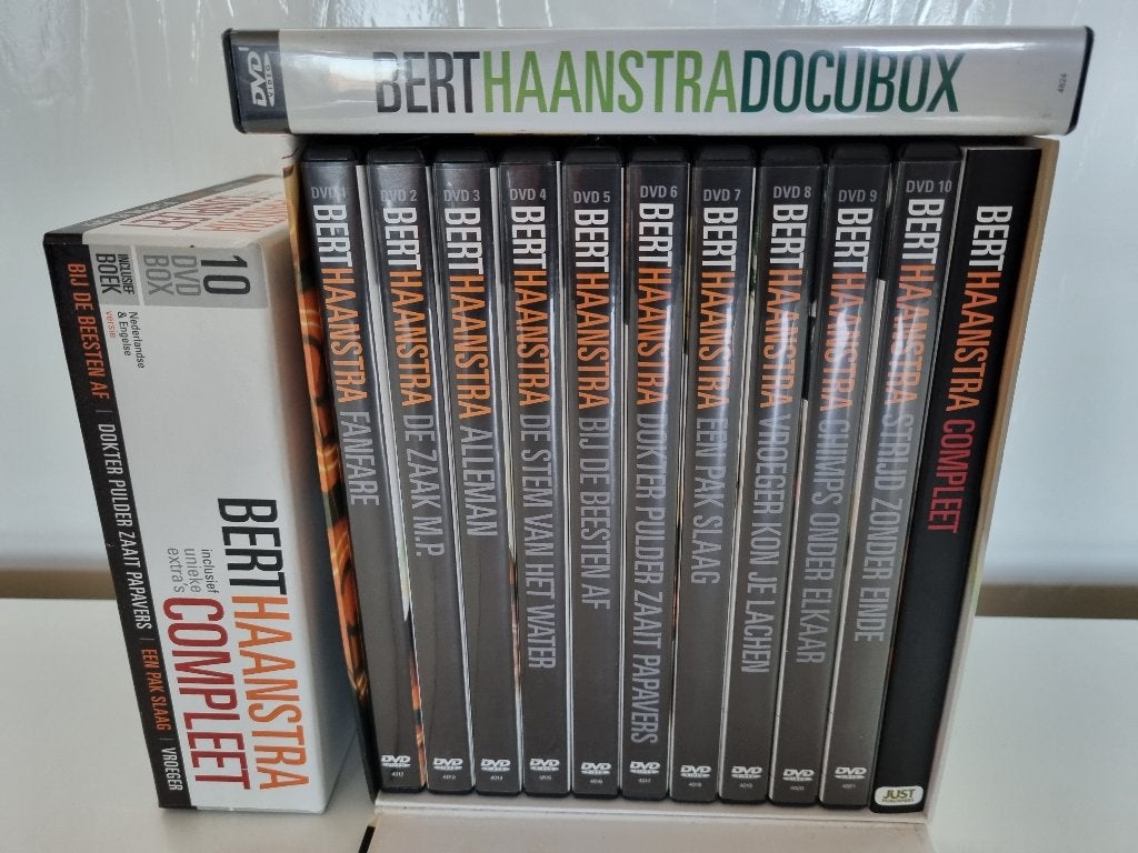 Bert Haanstra Compleet + DocuBox - 14-Disc - mét Boekwerkjes, Alle leeftijden, Ophalen of Verzenden, Zo goed als nieuw