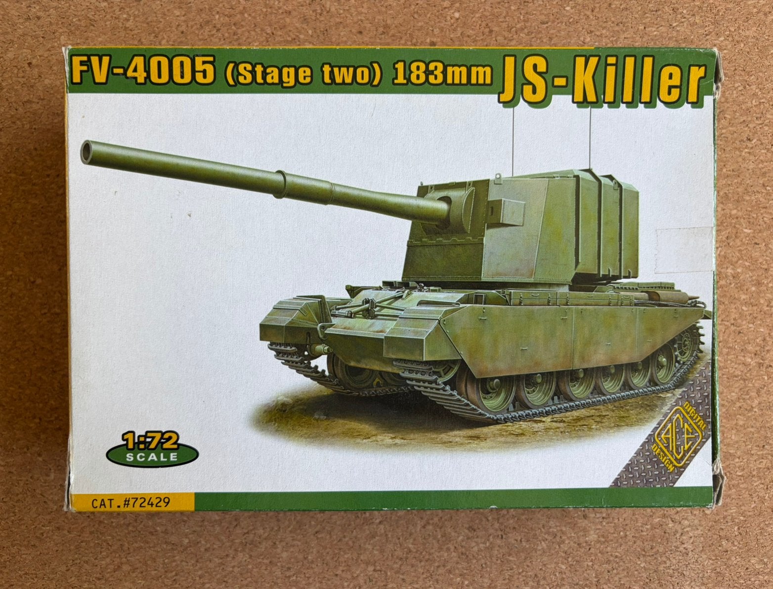 ACE FV-4005 “JS-killer” 1:72, Overige merken, Ophalen of Verzenden, Zo goed als nieuw, Tank