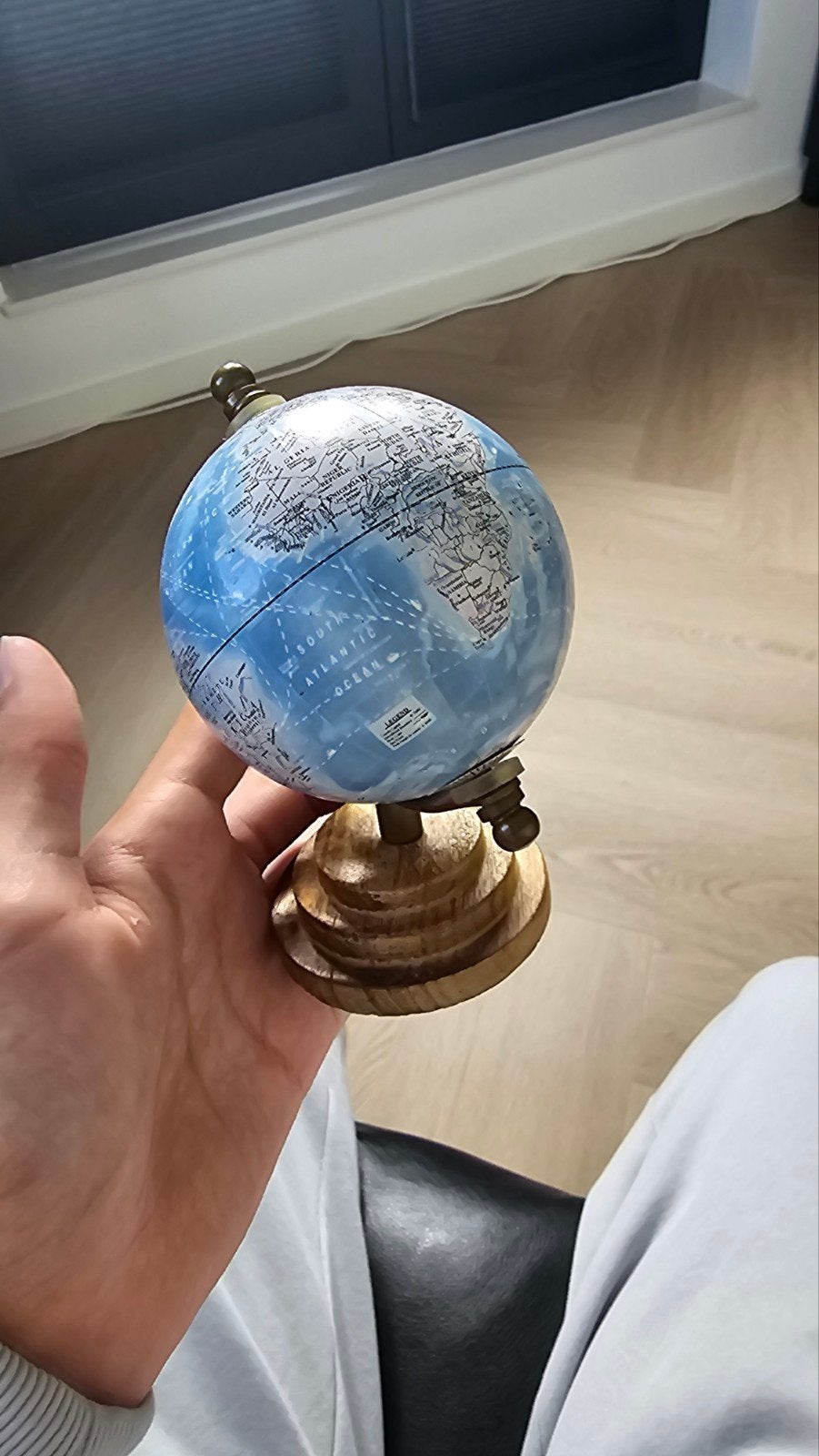 Mini wereldbol - decoratief en educatief, Ophalen of Verzenden