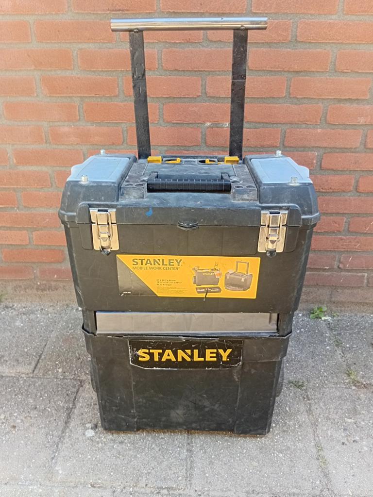 Stanley Mobiel Werkcentrum Gereedschapskist op Wielen, Doe-het-zelf en Verbouw, Gereedschapskisten, Ophalen of Verzenden