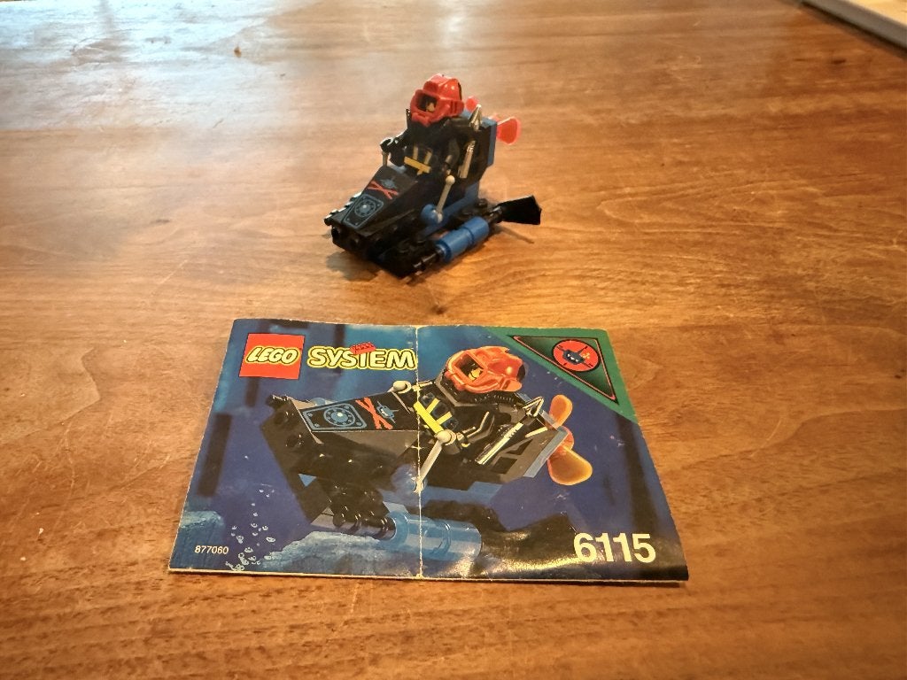 Lego 6115 - Aquazone - Shark Scout, Gebruikt, Overige thema's, Lego, Ophalen of Verzenden