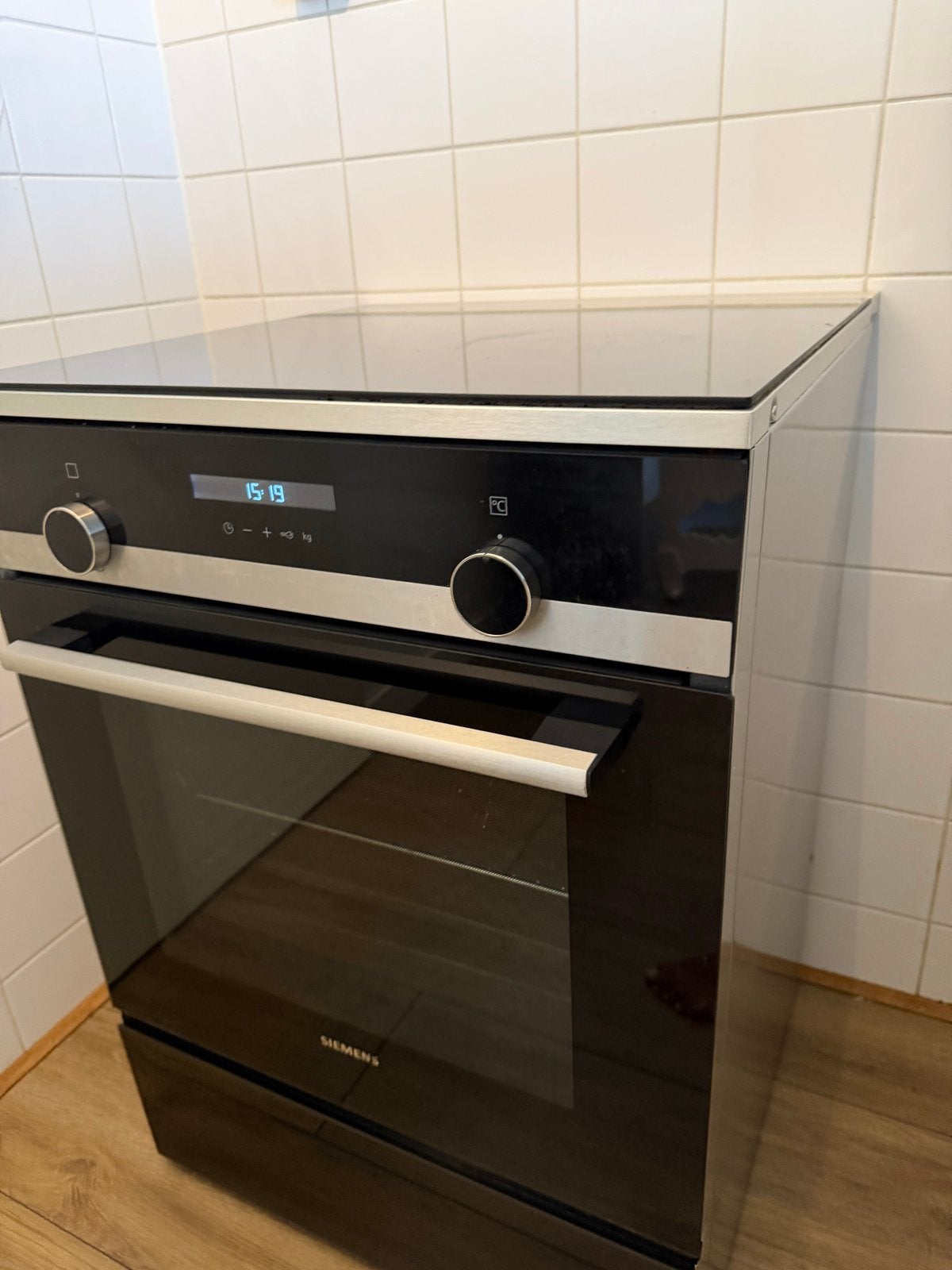 Siemens inductie met oven - HL9S5A340, Ophalen, Oven, Hete lucht, Siemens