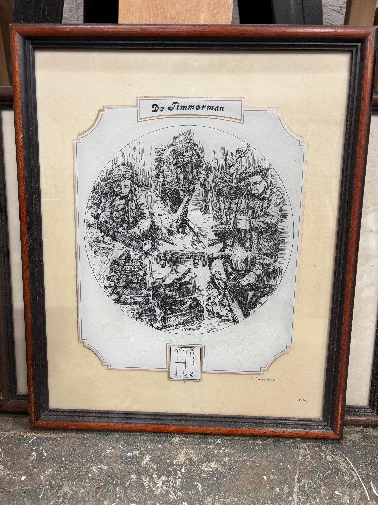 De Timmerman G. Swaenepoel gesigneerd 50500, Ophalen, Schilderij