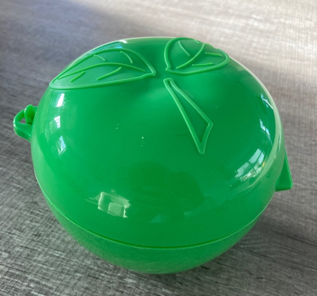 Appel bewaar bakje/ appelboxje, Huis en Inrichting, Keuken | Tupperware, Ophalen of Verzenden, Zo goed als nieuw, Groen, Bewaardoos