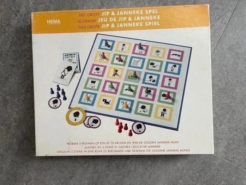 Hema - Het grote Jip & Janneke spel - compleet, Ophalen of Verzenden, Zo goed als nieuw, Puzzelen