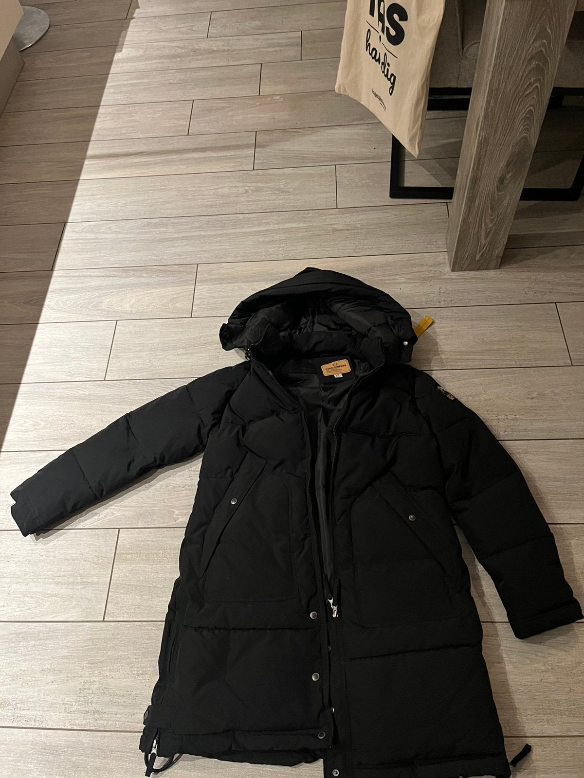 Parajumper jas vrouw, Ophalen of Verzenden, Zo goed als nieuw, Maat 46/48 (XL) of groter, Zwart