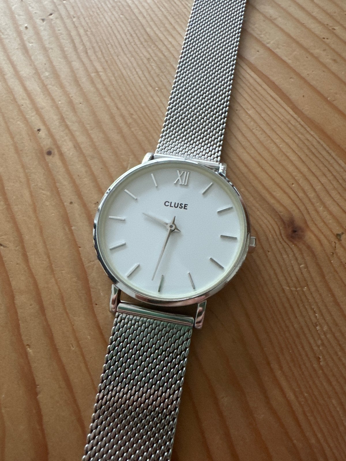Cluse horloge, Sieraden, Tassen en Uiterlijk, Staal, Staal, Polshorloge, Zo goed als nieuw