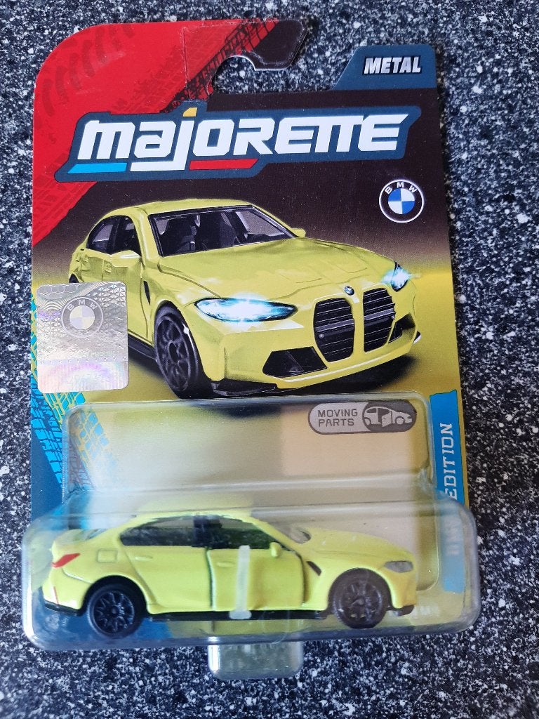 Majorette BMW M3 Geel., Ophalen of Verzenden, Nieuw, Auto