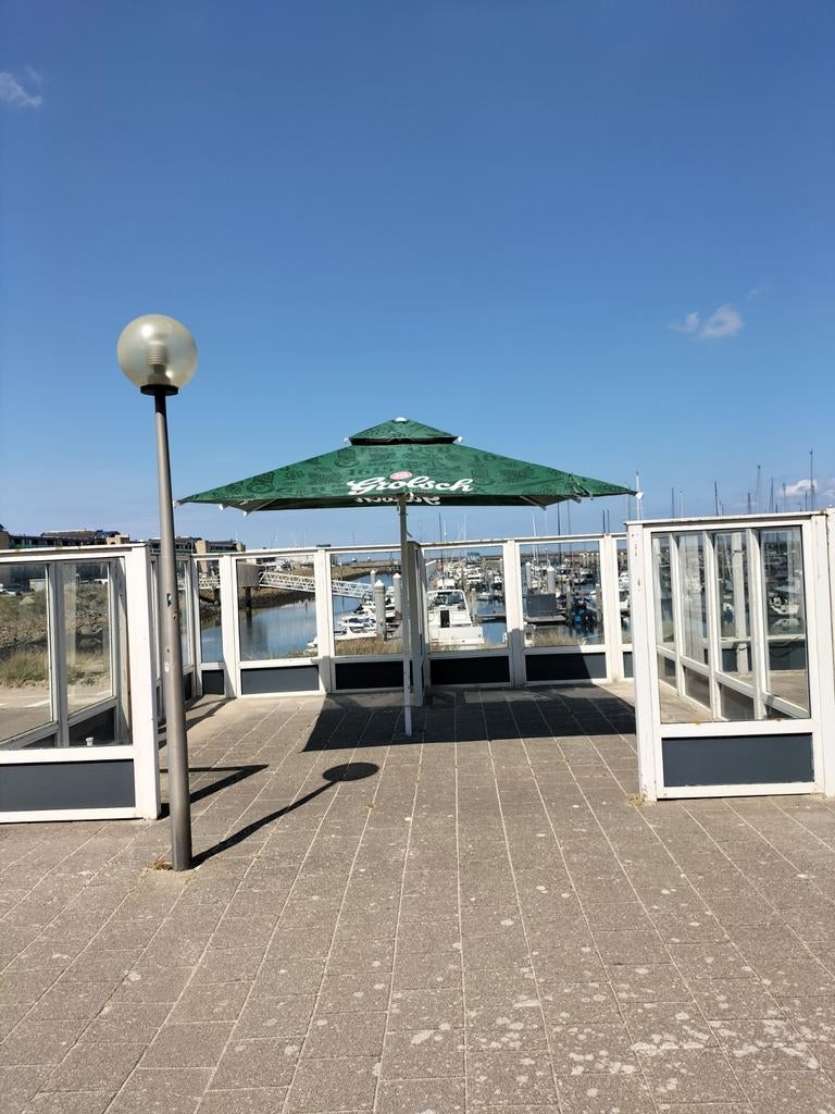 Grote parasol, Ophalen, Minder dan 5 meter