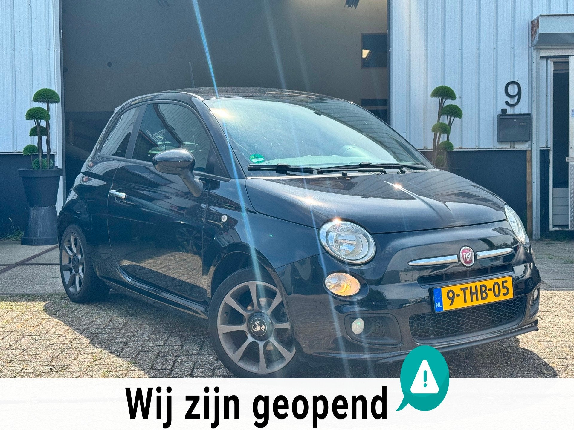 Fiat 500 0.9 | TwinAir | 500S | ABARTH UITVOERING | PARKEERS, Auto's, Voorwielaandrijving, Gebruikt, Bedrijf, Handgeschakeld