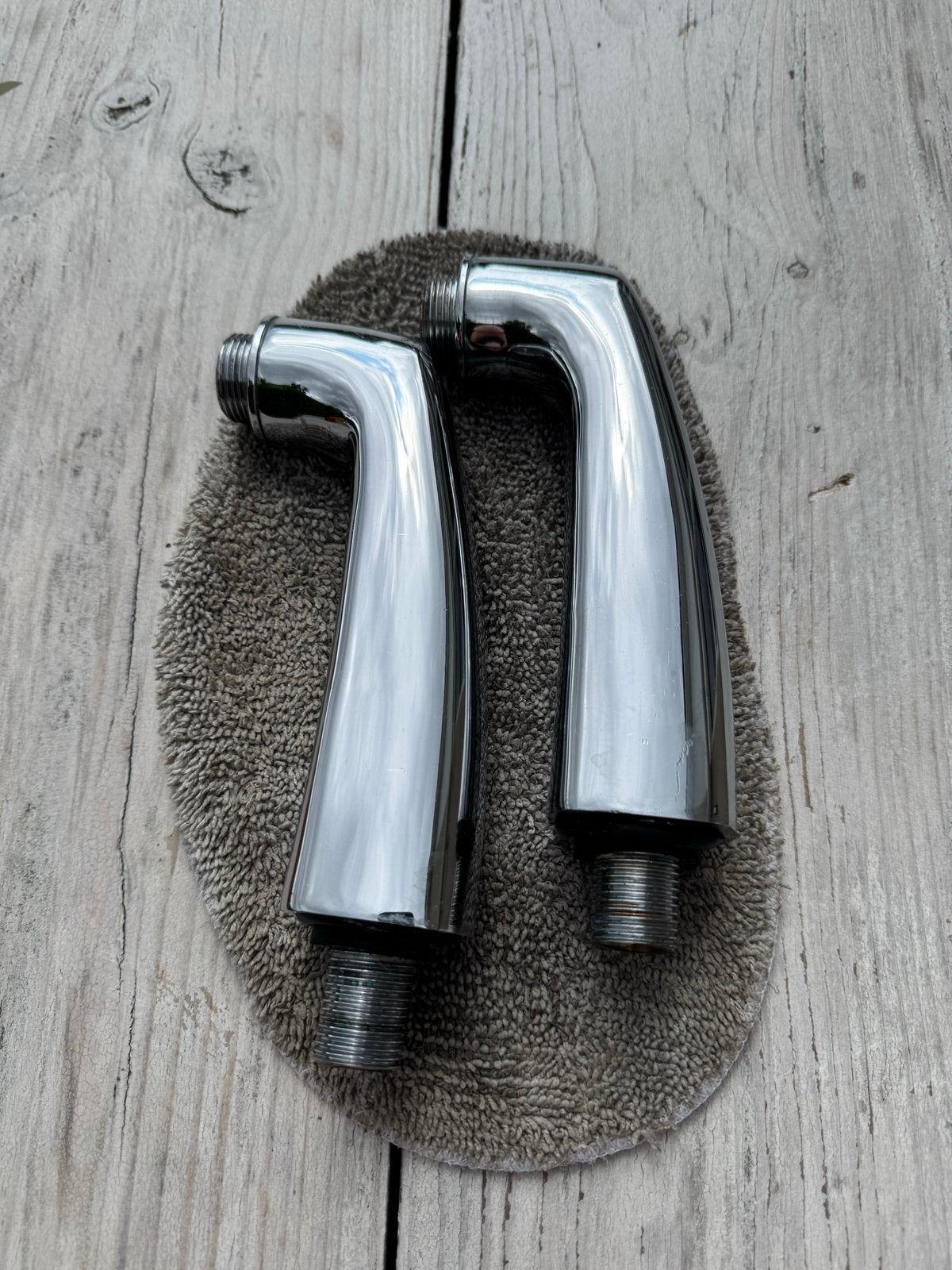 Grohe Europlus / Florida staande koppeling (2 stuks), Ophalen of Verzenden, Gebruikt, Chroom, Kraan