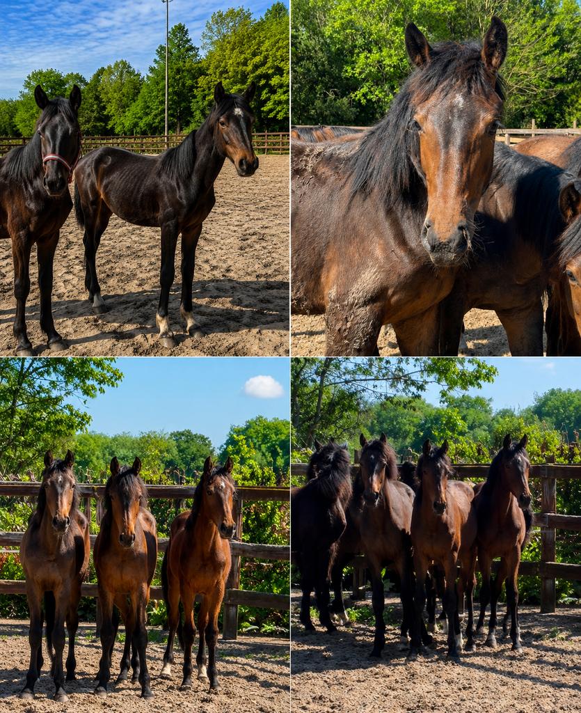 6 KWPN jaarlingen te koop van top afstamelingen !!, Met stamboom, Dressuurpaard, 0 tot 2 jaar, Hengst