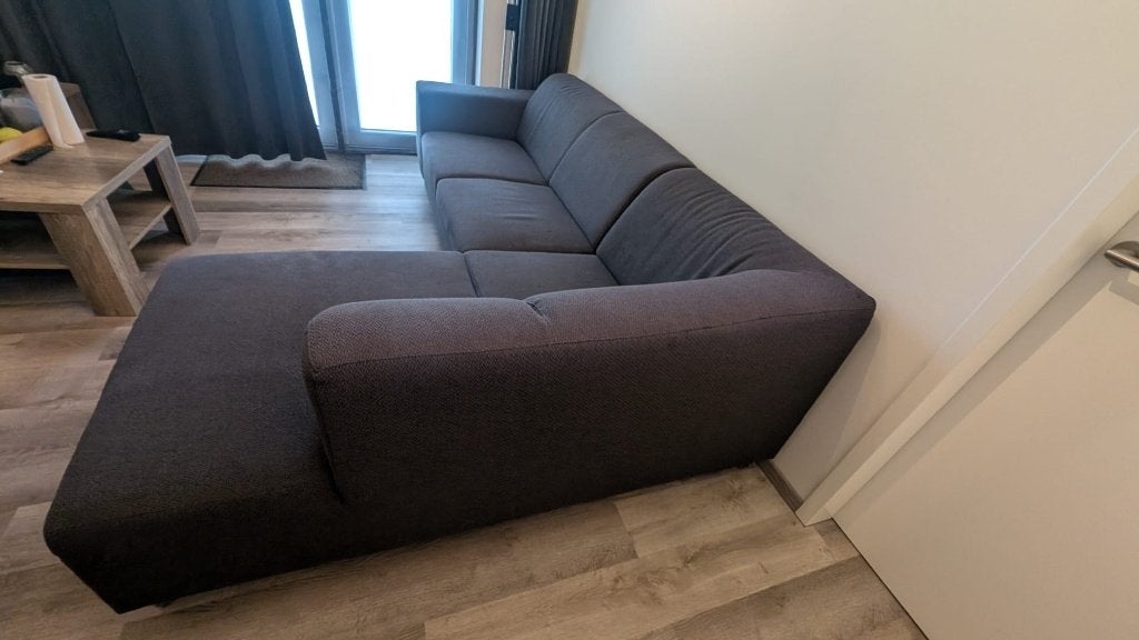 grijze lounge bank, Ophalen, Gebruikt