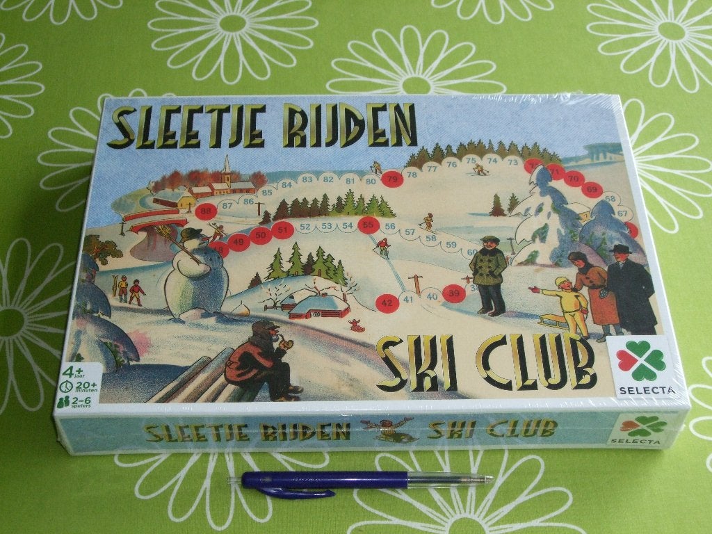 Nieuw in seal: Sleetje rijden en Ski club - spellen van toen, Vijf spelers of meer, Ophalen of Verzenden, Nieuw