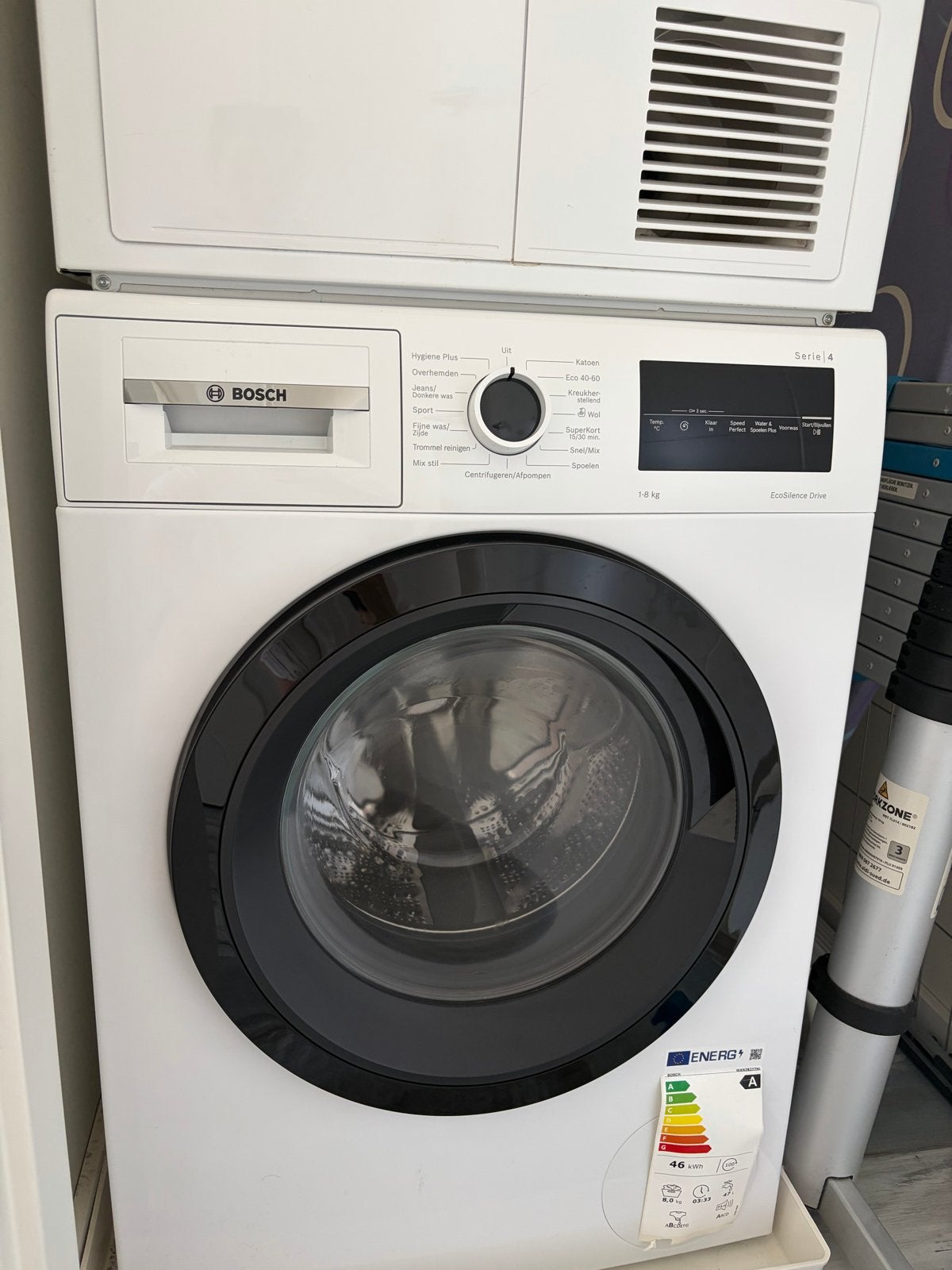 Bosch WAN28277NL Serie 4 Wasmachine - 8 kg, Ophalen, Zo goed als nieuw, Voorlader, 85 tot 90 cm