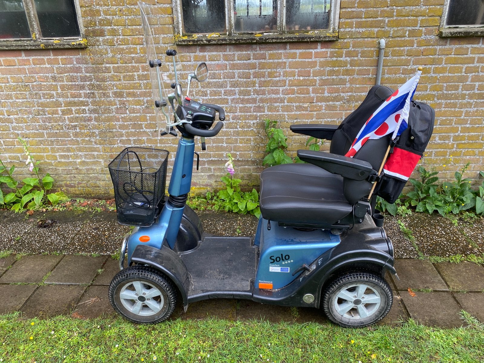 Life & Mobility Solo Blue Diamond Scootmobiel Luxe, Ophalen