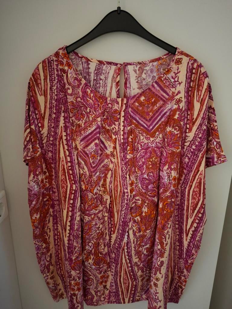 leuke Paprika blouse in mt 48, Kleding | Dames, Grote Maten, Ophalen of Verzenden, Zo goed als nieuw, Blouse of Tuniek