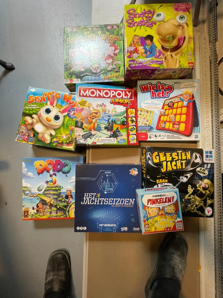 Partij gezelschap spellen voor veel plezier, Ophalen of Verzenden, Zo goed als nieuw