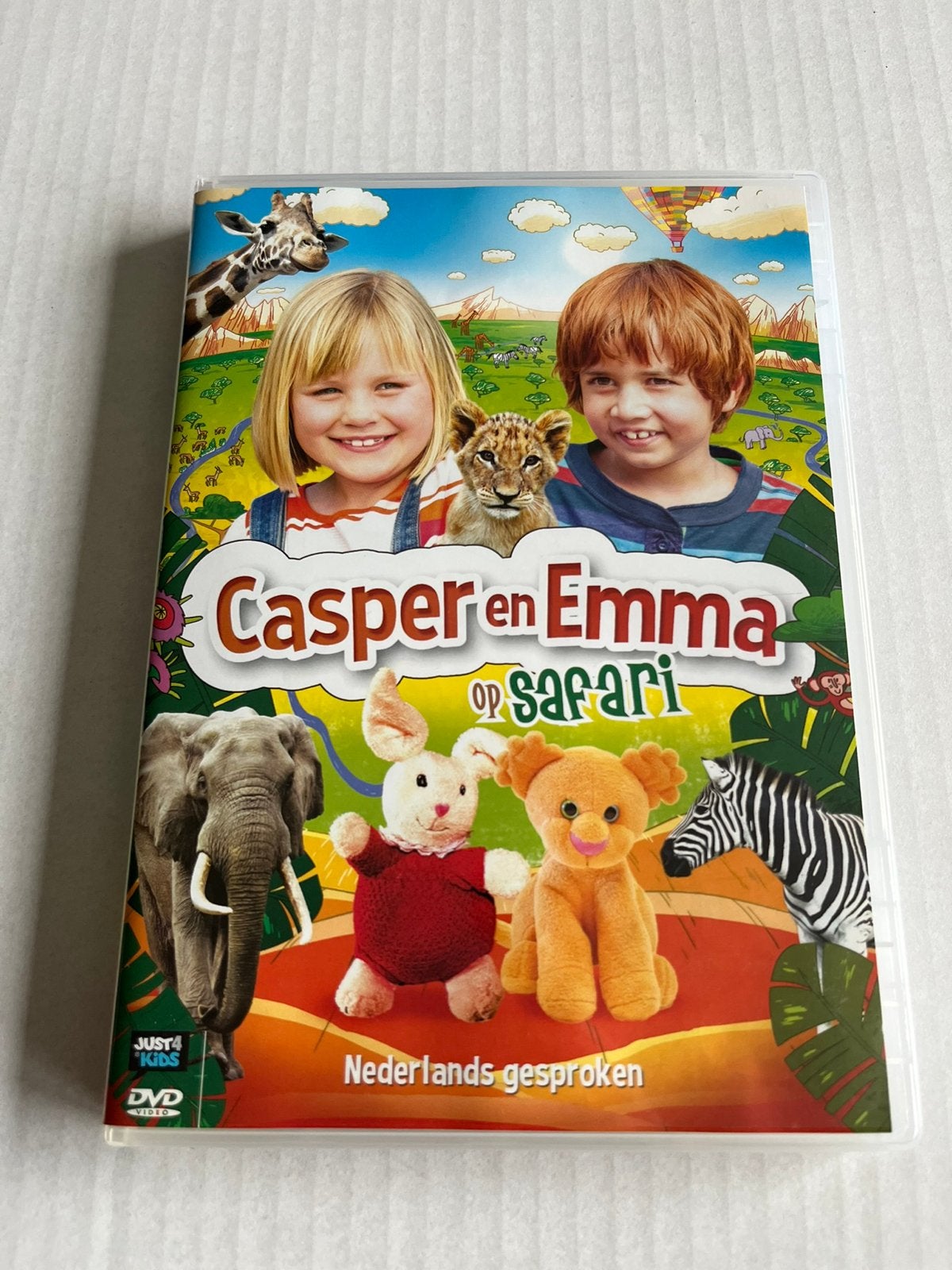 Casper en Emma op Safari DVD, Gebruikt, Alle leeftijden, Familie, Film