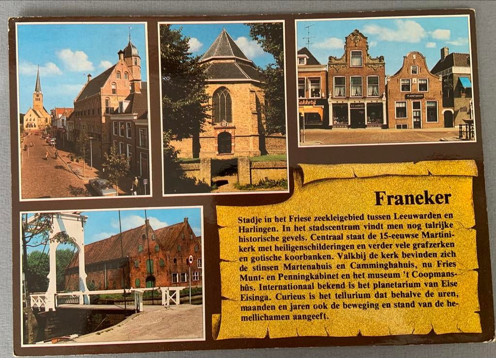 Franeker, Verzenden, 1960 tot 1980, Ongelopen, Friesland