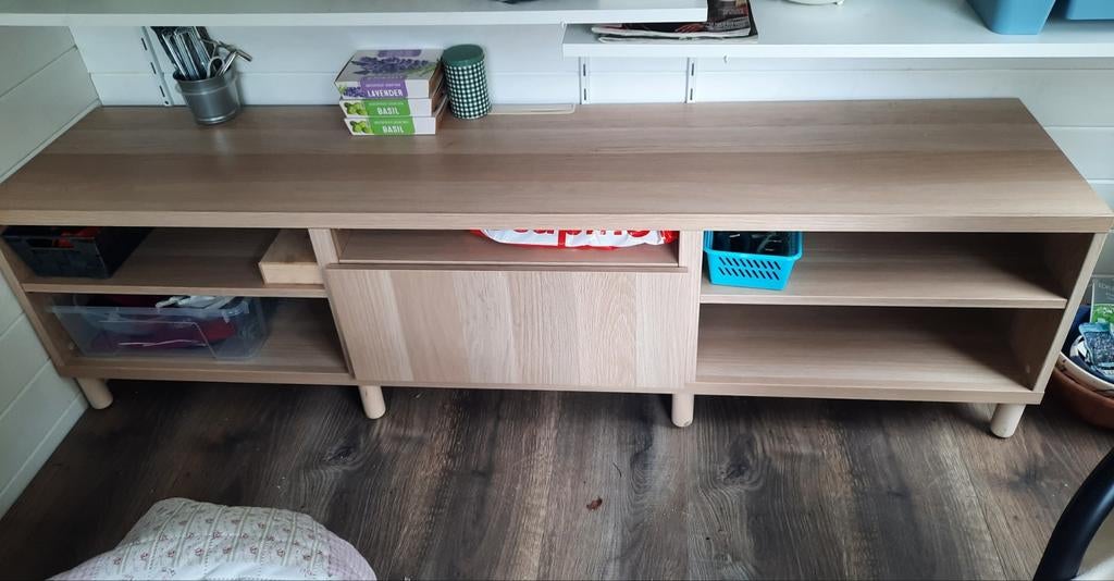 TV meubel Ikea Besta, Huis en Inrichting, Kasten | Televisiemeubels, Ophalen, Zo goed als nieuw, 150 tot 200 cm