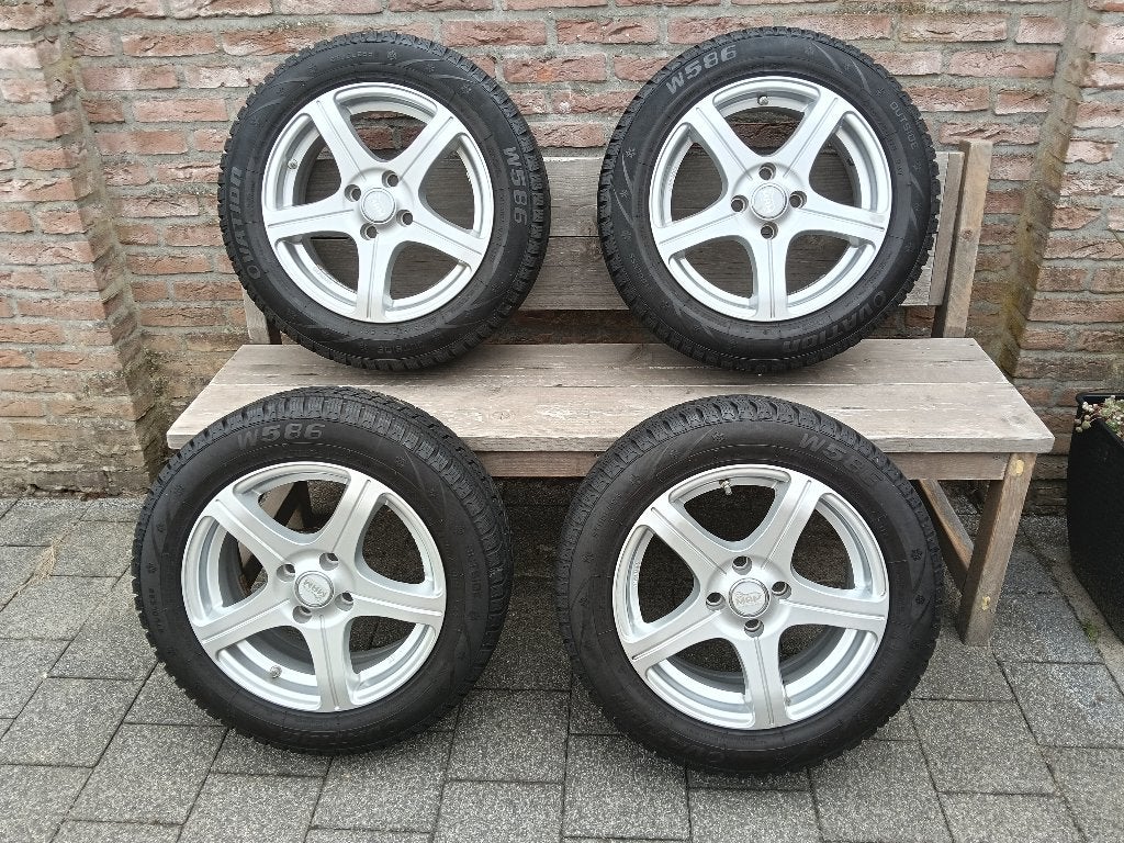 winterbanden met velg 185/60 R15, Auto-onderdelen, Banden en Velgen, Ophalen, Gebruikt, 15 inch, Banden en Velgen