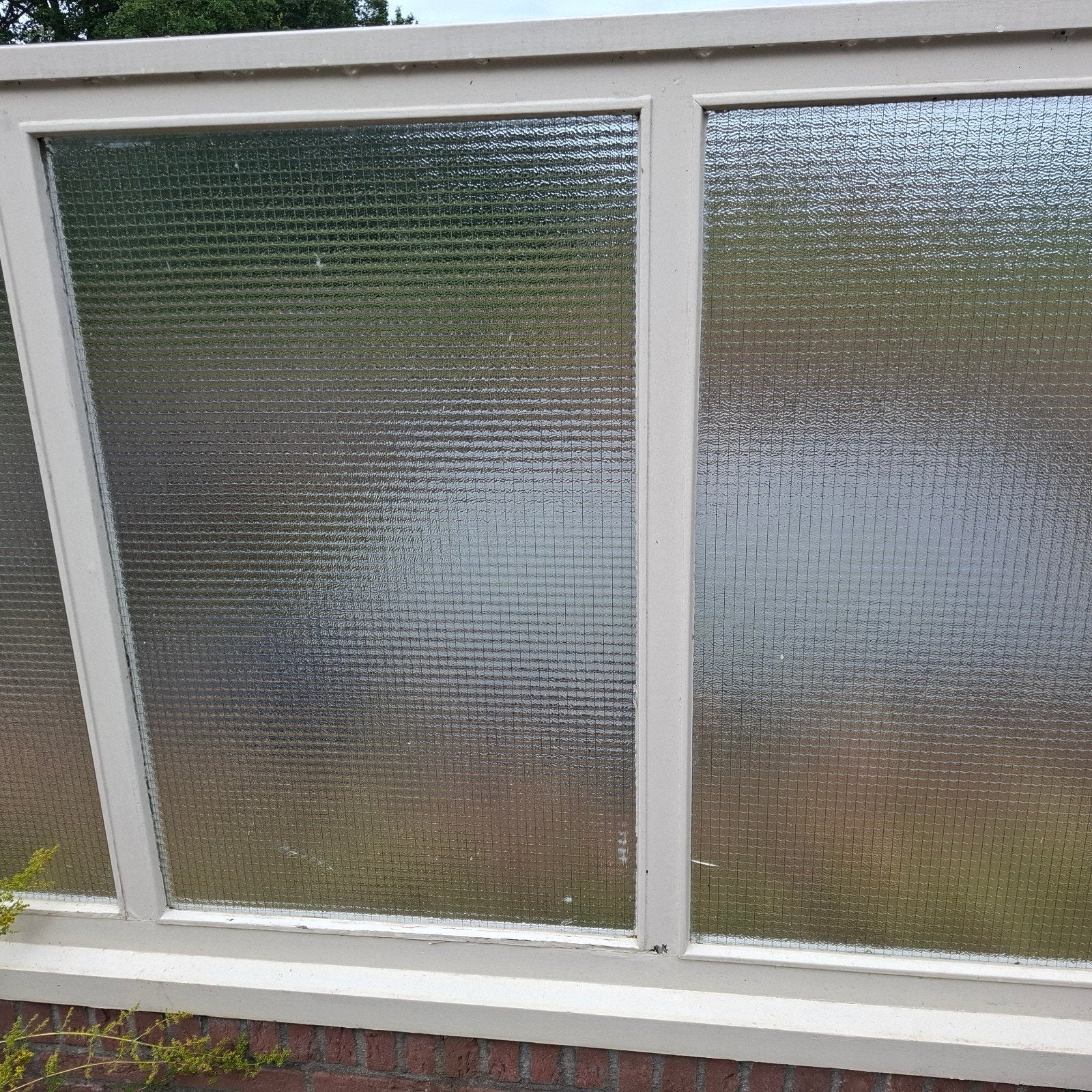 Glazen wanden voor terrasoverkapping of tuinhuis, Ophalen, Minder dan 3 meter, Hout, 1 tot 2 meter