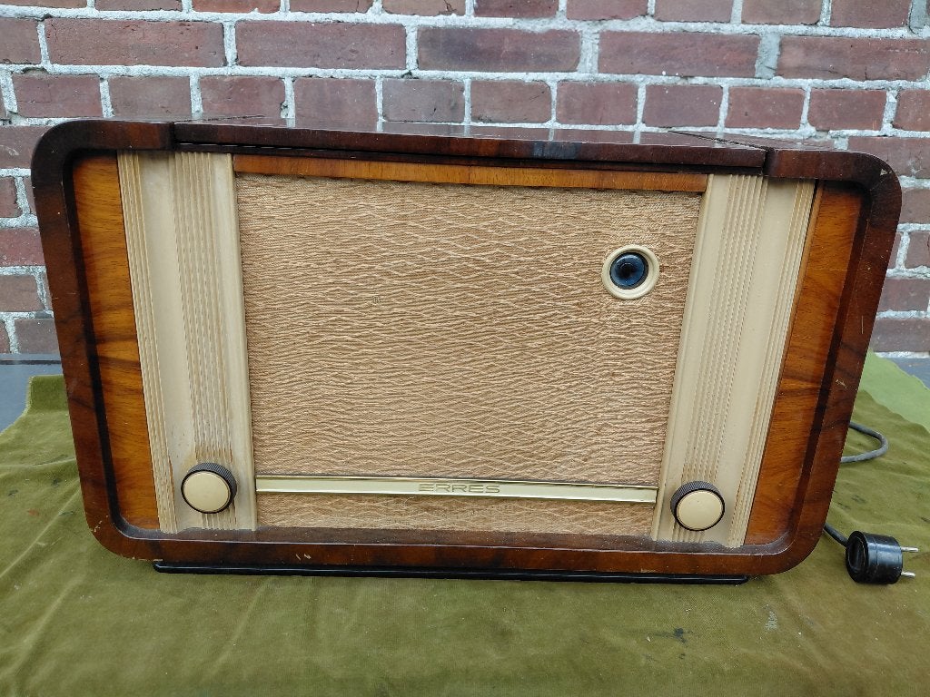 Oude lampen radio, Erres KY487., Antiek en Kunst, Antiek | Tv's en Audio, Ophalen of Verzenden